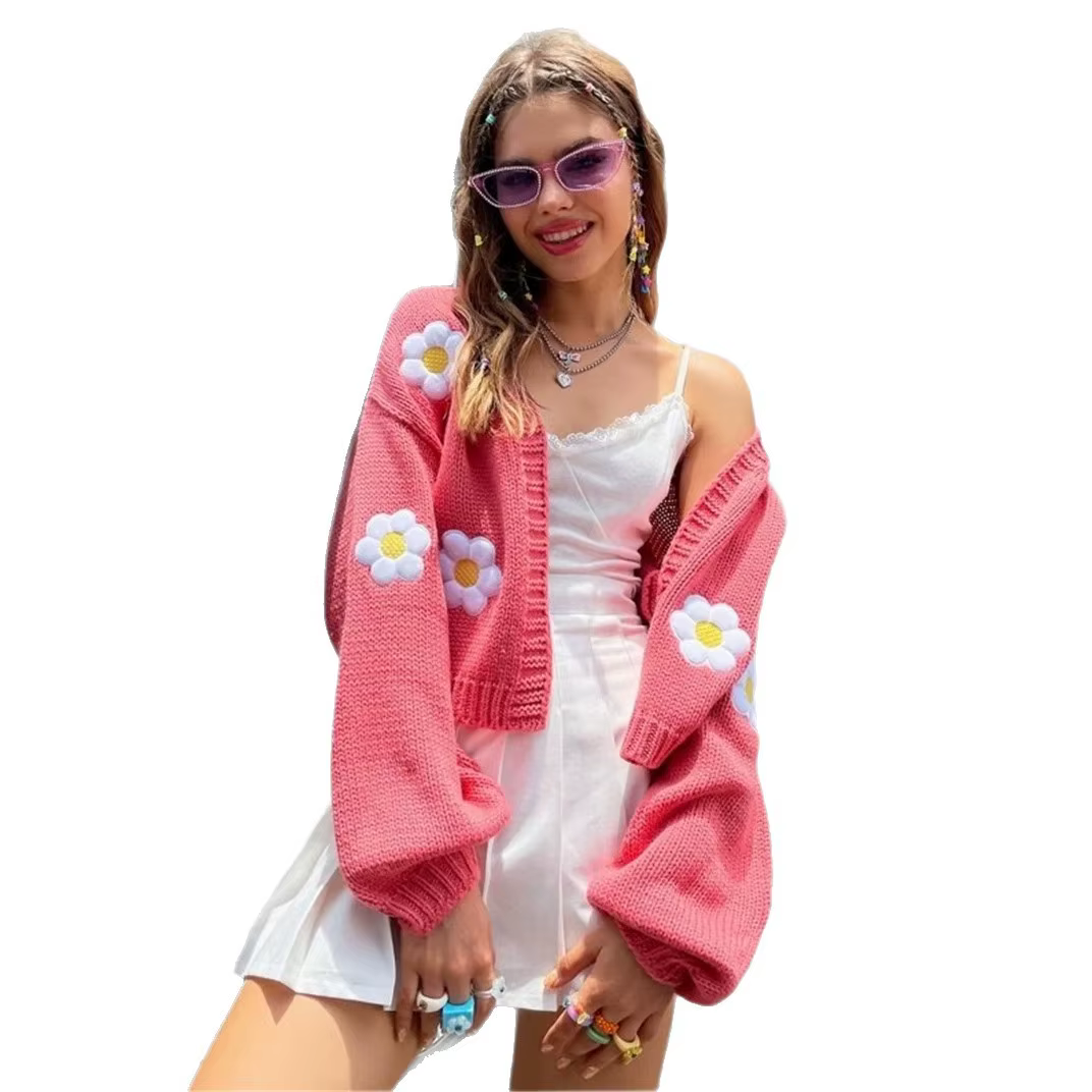 Pull-over cardigan pour femme