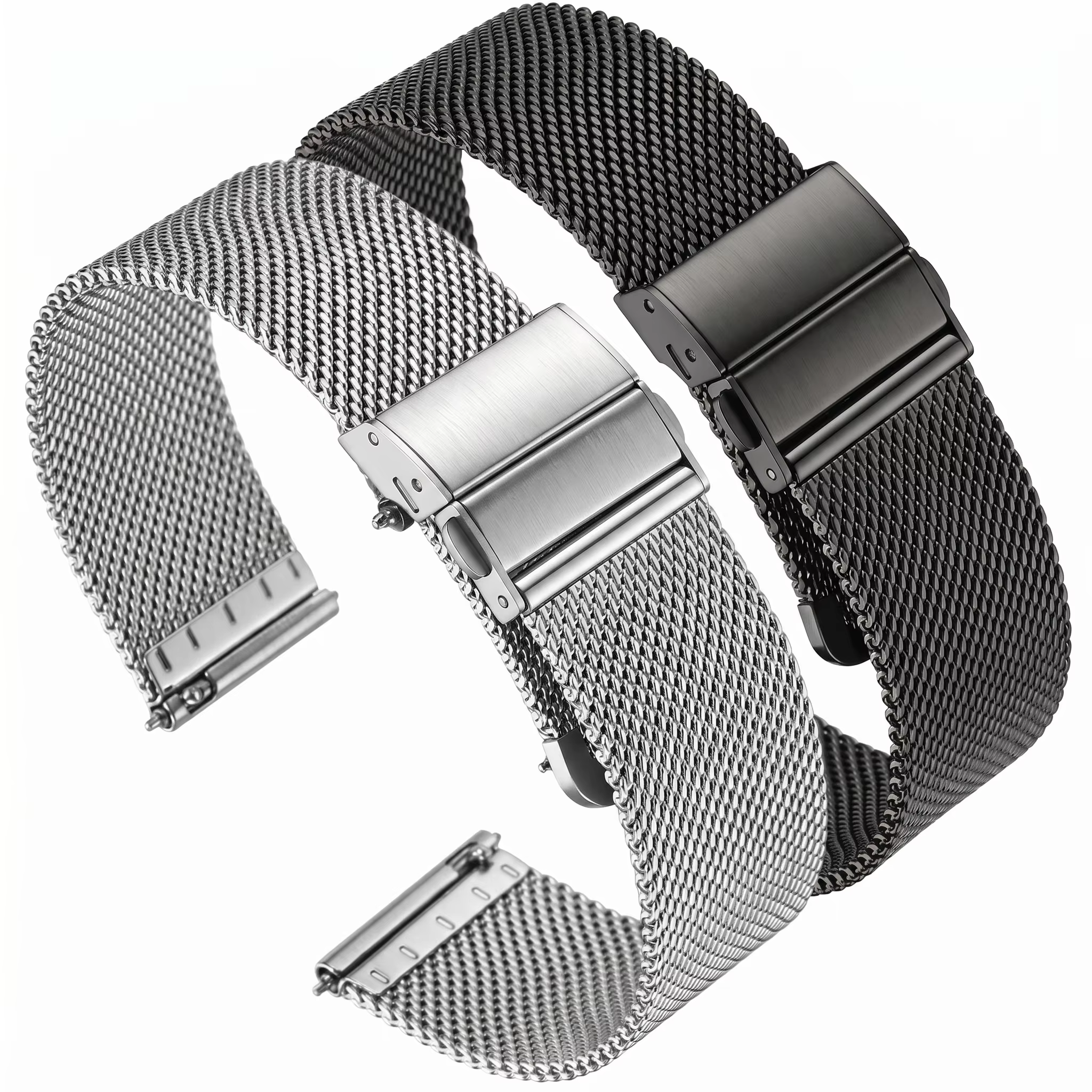 Bracelet de montre en maille milanaise pour montre Galaxy, presse à touristes, structure automatique, bracelet à dégagement rapide, 18mm, 20mm, 22mm, 24mm, 5 Pro, 4mm, 6 Classic