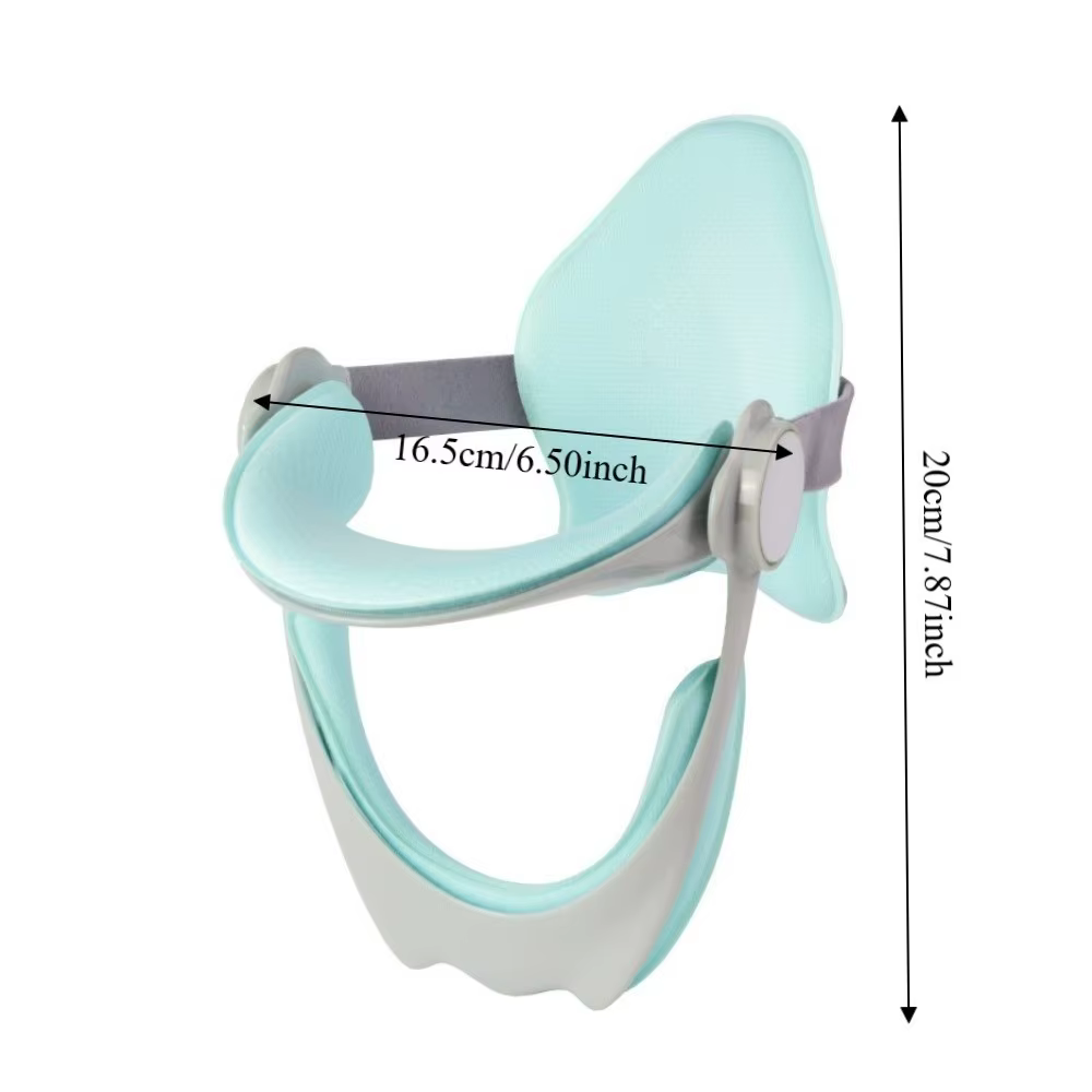 Support de cou respirant et réglable, design ergonomique confortable, attelle cervicale soulageant la pression, stabilisant le cou, ceinture de fixation