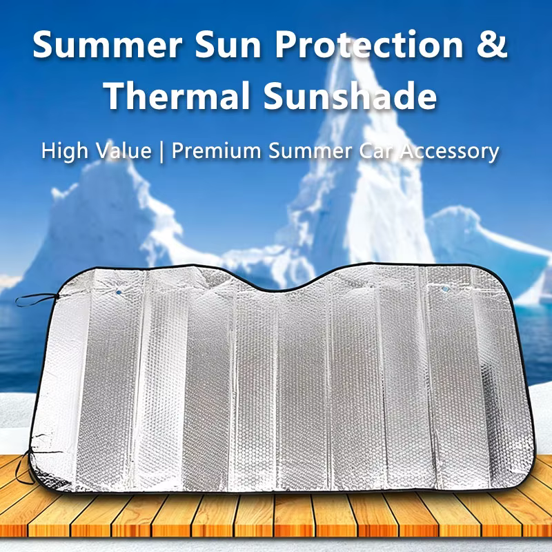 Pare-soleil avant et arrière pour voiture, protection solaire estivale pour pare-brise, isolation thermique, pare-soleil pour fenêtre, pare-soleil intérieur pour voiture