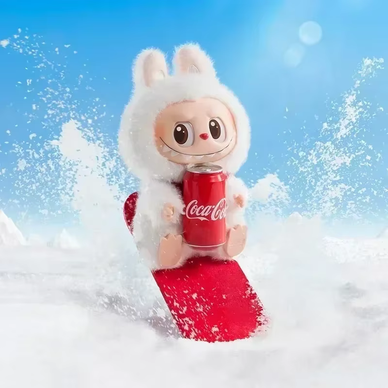 POP MART LABUBU THE MONSTERS COCA-COLA Series Blind Box Surprise Mystery Box Figurine d'action mystère Décoration de bureau à domicile