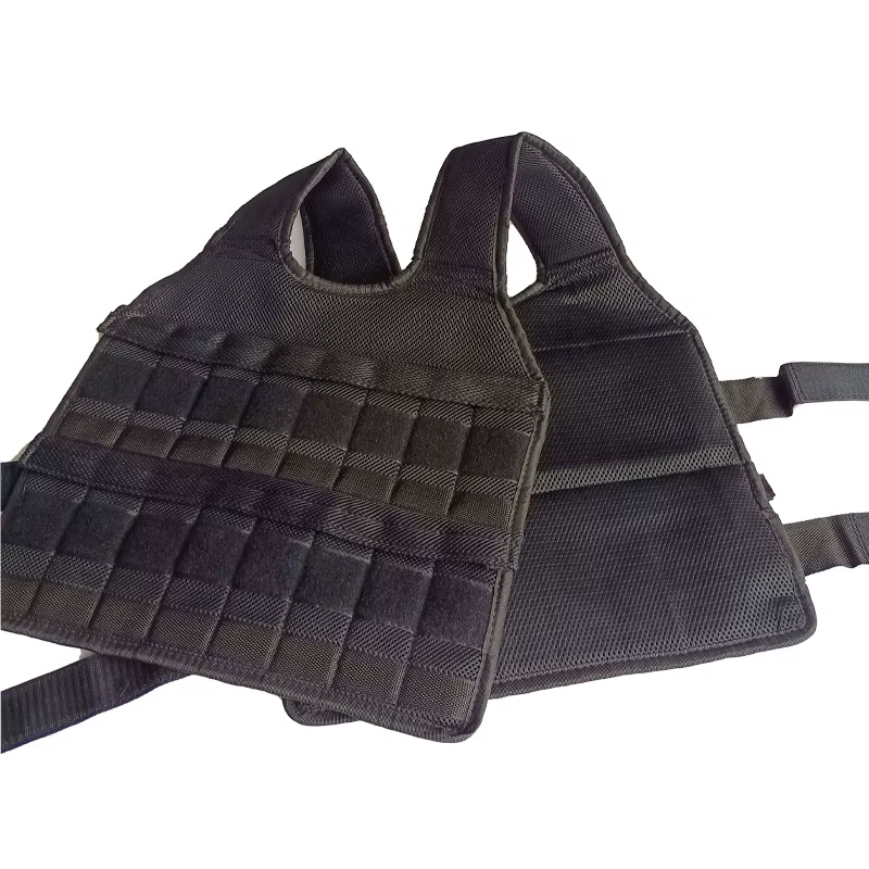 Gilet d'entraînement réglable pour la course et le fitness, en acier, sans poids, pour la gym