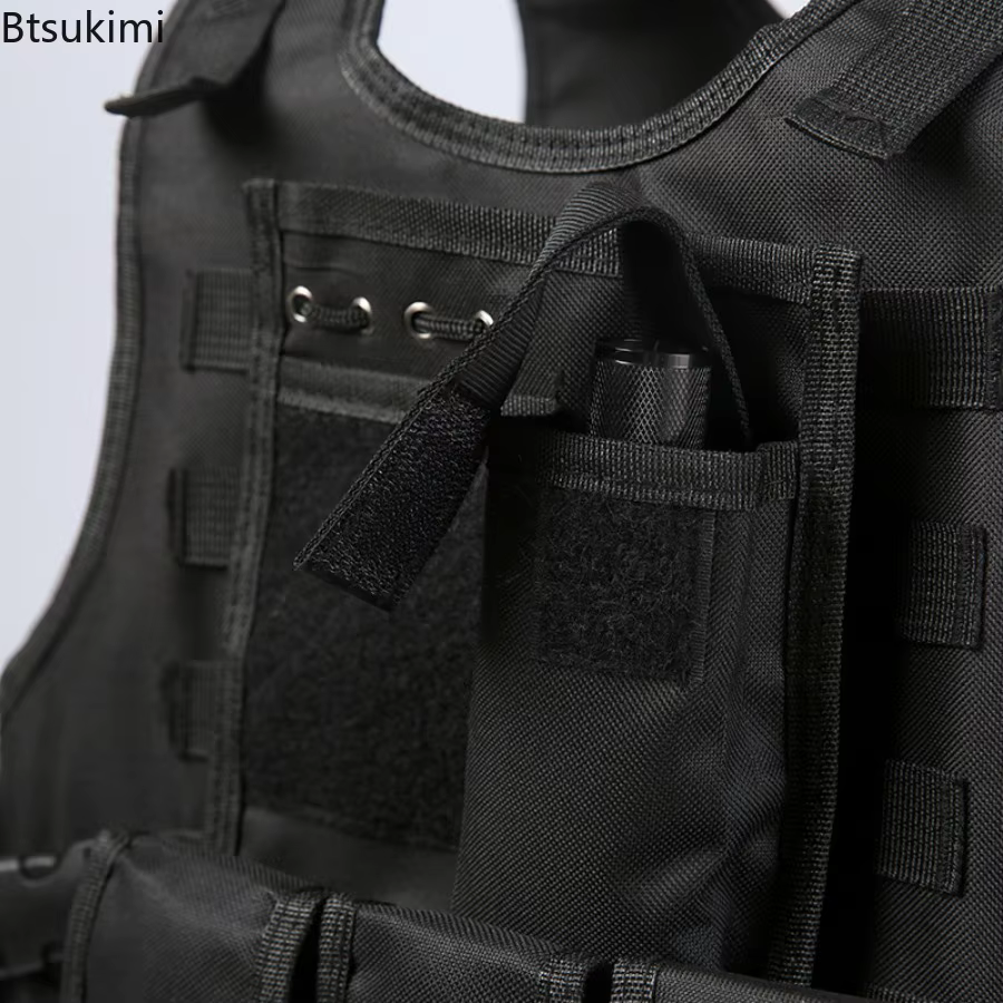 Gilet tactique amphibie, véhicule plat, équipement de pêche et de chasse Swat, gilet de Police blindé de l'armée militaire, gilet à balles peintes CS