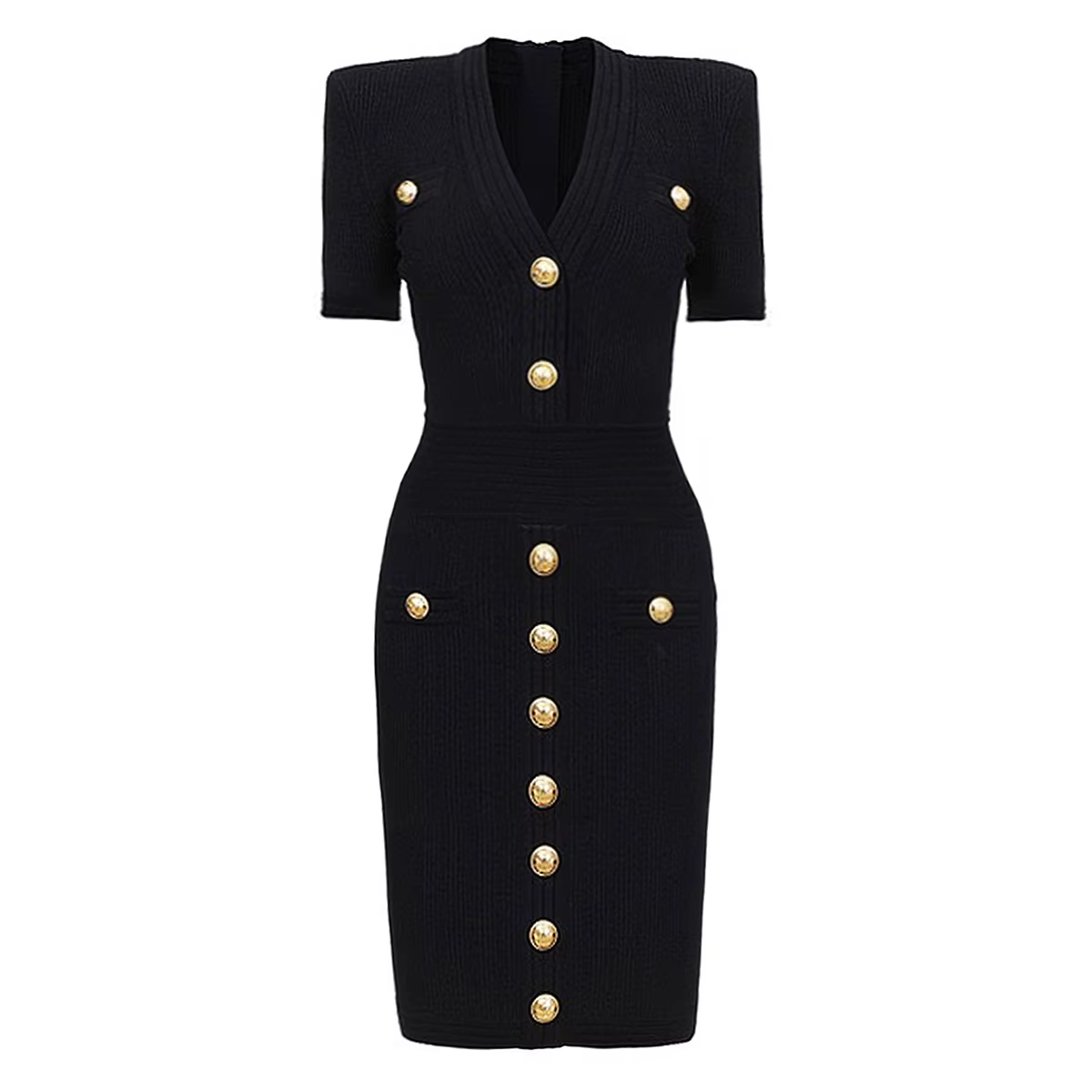 ZJYT – robe pull mi-longue en tricot pour femmes