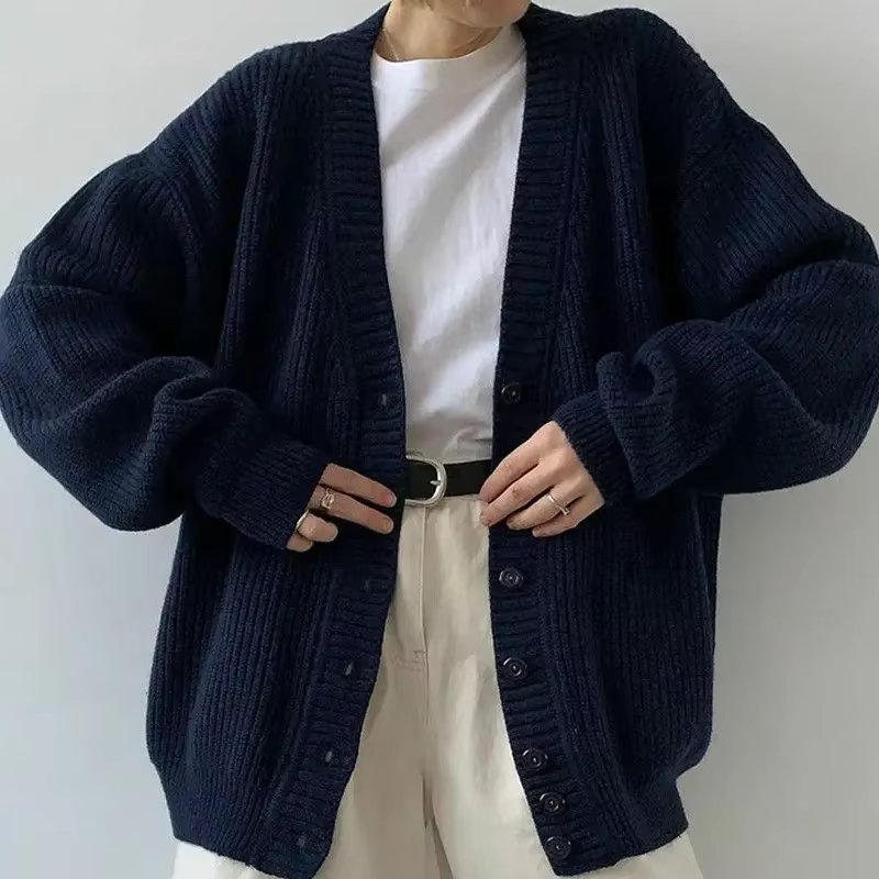 Pull bleu marine pour femme
