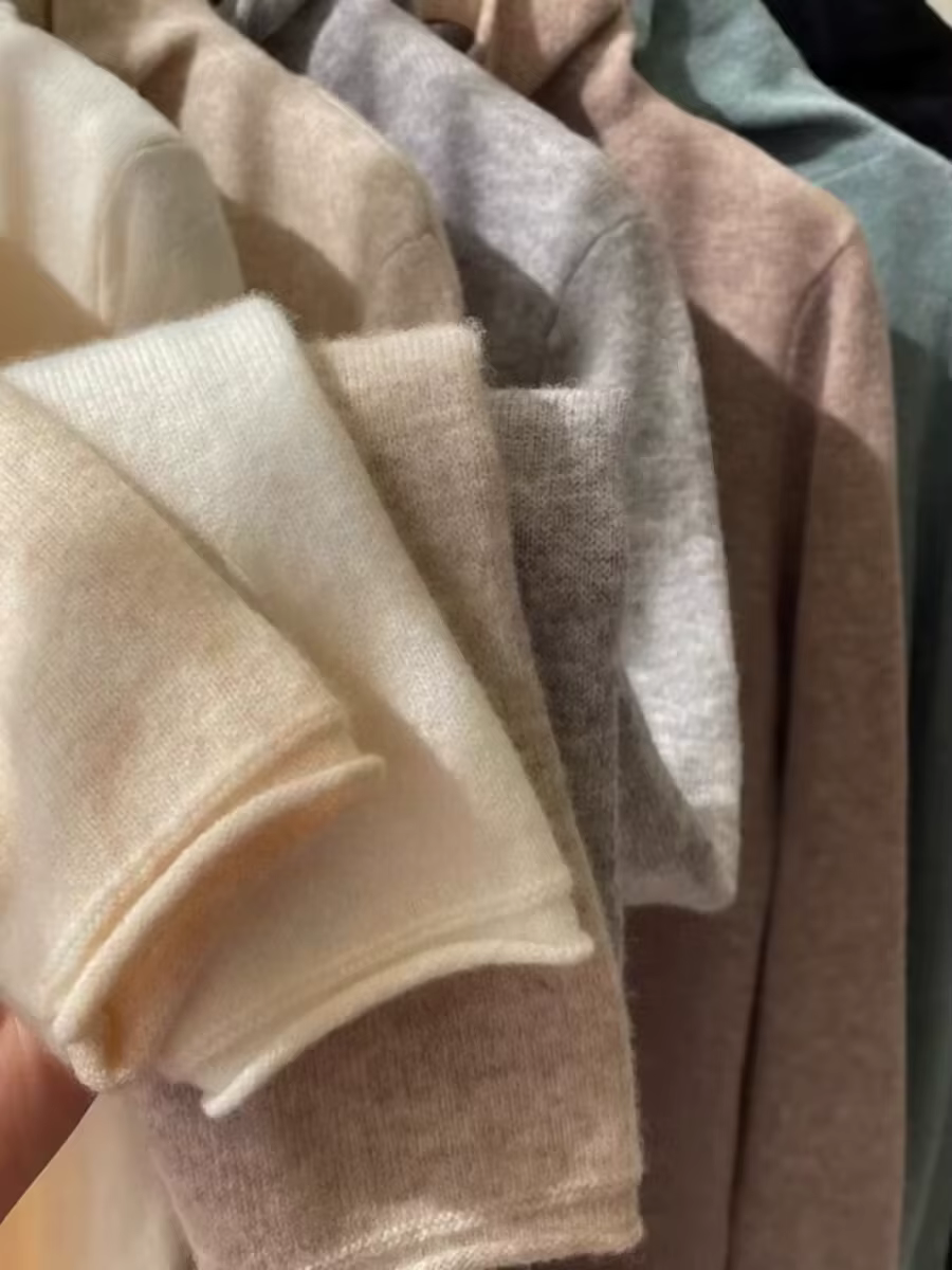 Pull à col roulé pour femme