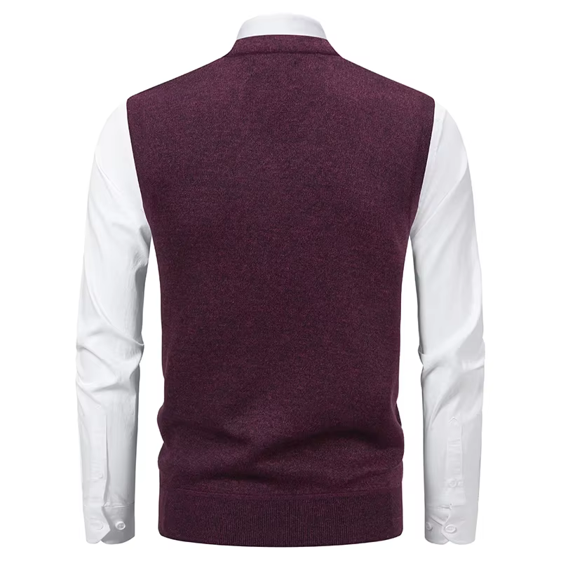 Pull tricoté à col en v pour hommes, chaud, décontracté, mode, grille de diamant, Design de fleurs torsadées, haut polyvalent, nouvelle collection automne hiver