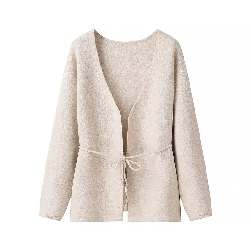 Nouveau Pull Cardigan Simple polyvalent à la mode classique pour femmes