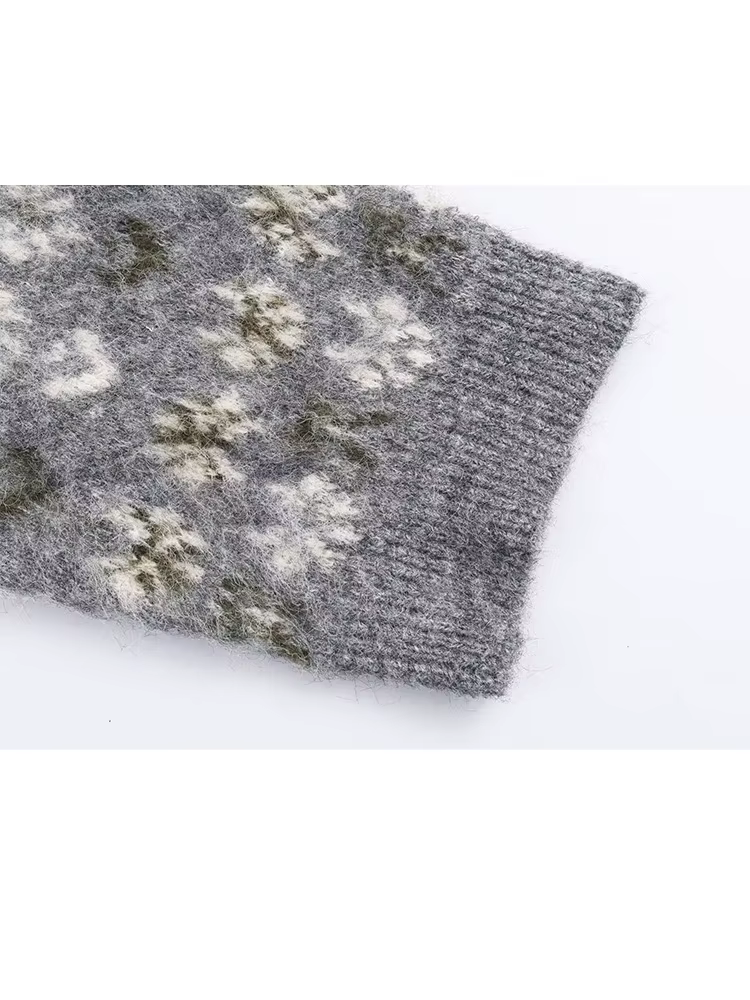 HH femmes à manches longues tricoté pull