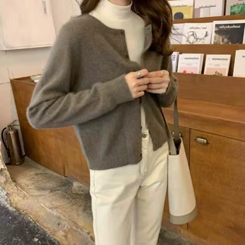 Xpqbb-Pull à Simple Boutonnage pour Femme