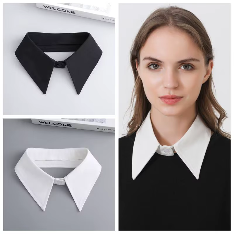 Faux col détachable, accessoire de mode pour chemisier, pull, chemise, col à revers, accessoires décoratifs pour vêtements, cadeau pour femmes et hommes