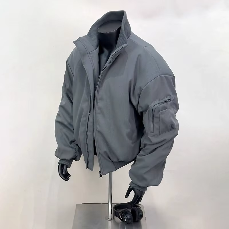 Veste courte pour homme, printemps et automne, silhouette tendance