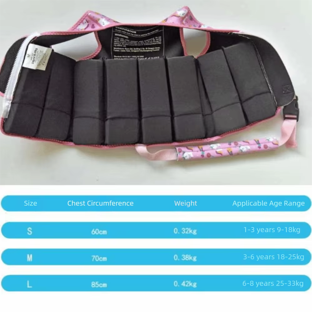 Gilet de flottabilité pour enfant anti-chute, anti-basculement, stable, pour bébé, motif dessin animé, réglable, pour jeux aquatiques