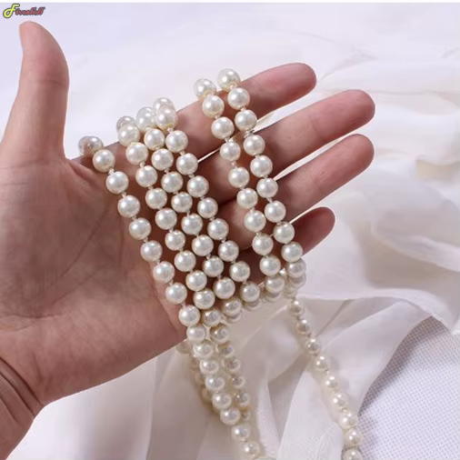 Collier de perles pour femme, long pull, bijoux, accessoires de robe, cadeau pour fille, mère, nouveau