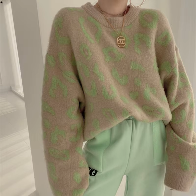 Pull à col ras du cou pour femme