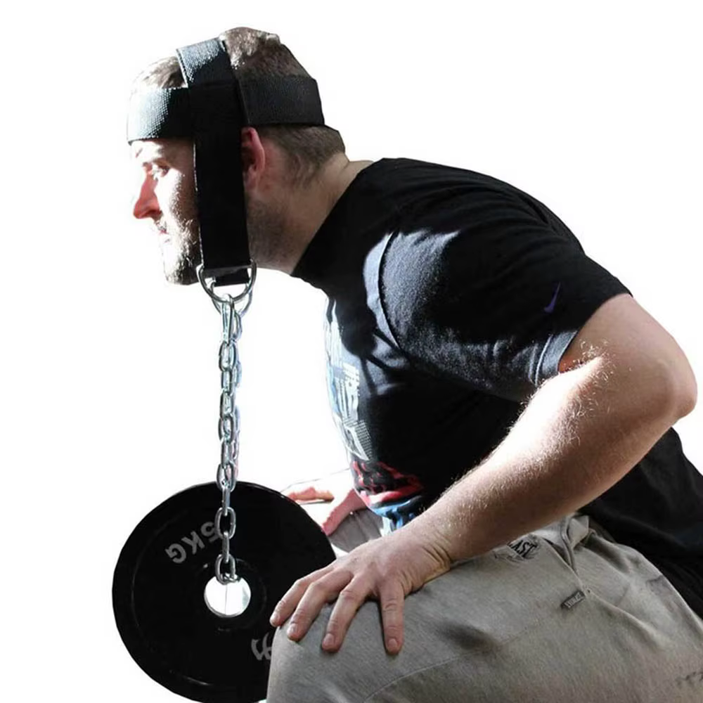 Tête cou entraînement tête harnais corps force exercice sangle réglable cou puissance entraînement gymnase Fitness poids portant casquette