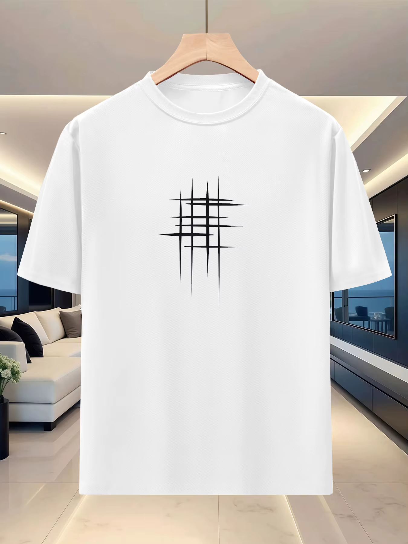 T-shirt à col rond et manches courtes pour homme - Vêtement de sport décontracté, respirant et à séchage rapide, anti-humidité, élégant et polyvalent