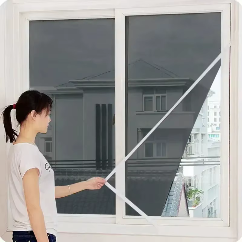 Moustiquaire en filet pour intérieur, rideau respirant anti-insectes pour porte et fenêtre, protection anti-moustiques