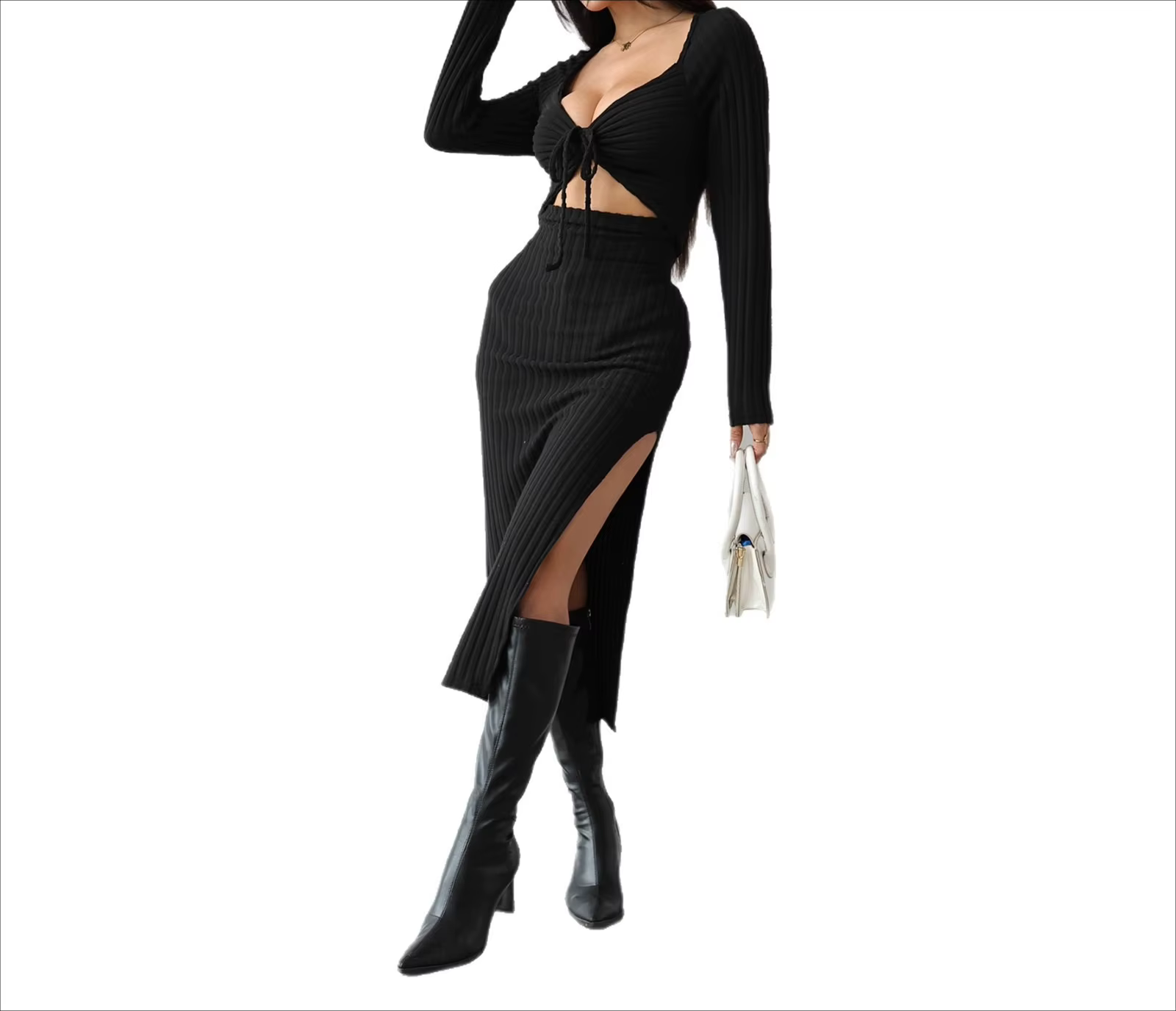 Pull tricoté pour femmes