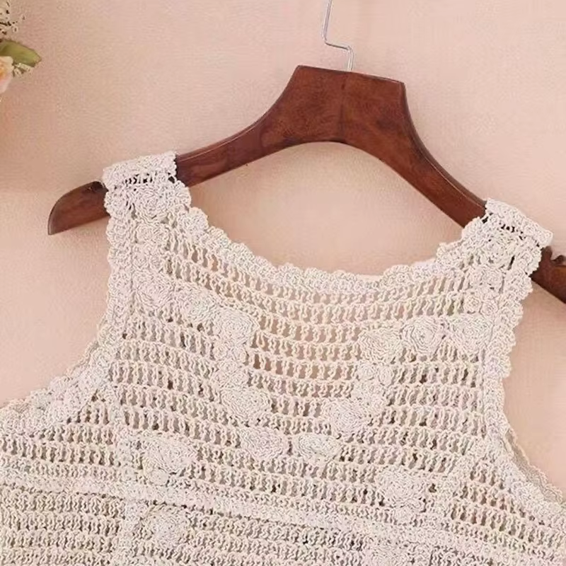 Robe gilet Vintage en dentelle pour bébé fille, sans manches, tenue de printemps, d'automne et d'été, vêtements pour bébé de 1 à 10 ans