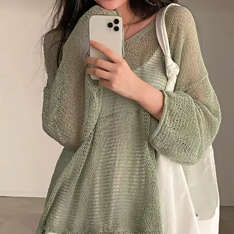 Pull en maille fine pour femme