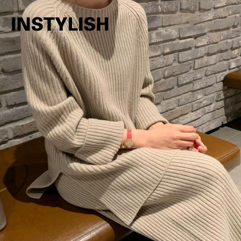 Ensemble pull deux pièces élégant pour femme