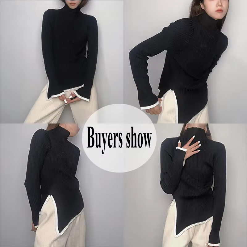 Lucyever – pull et pull à col roulé pour femme