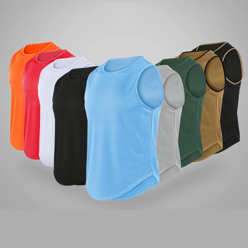 Glaçure de sport à séchage rapide pour homme, marathon d'été, fibre de gym en maille, course à pied, entraînement, basket-ball, fitness, précieux, Y