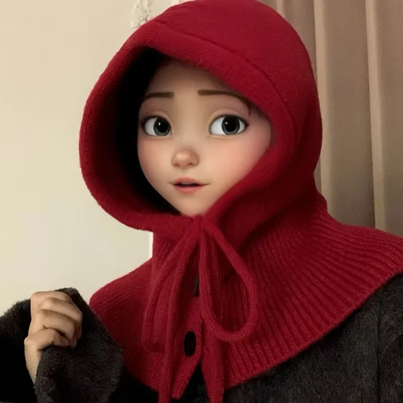 Bonnet cagoule pour femme