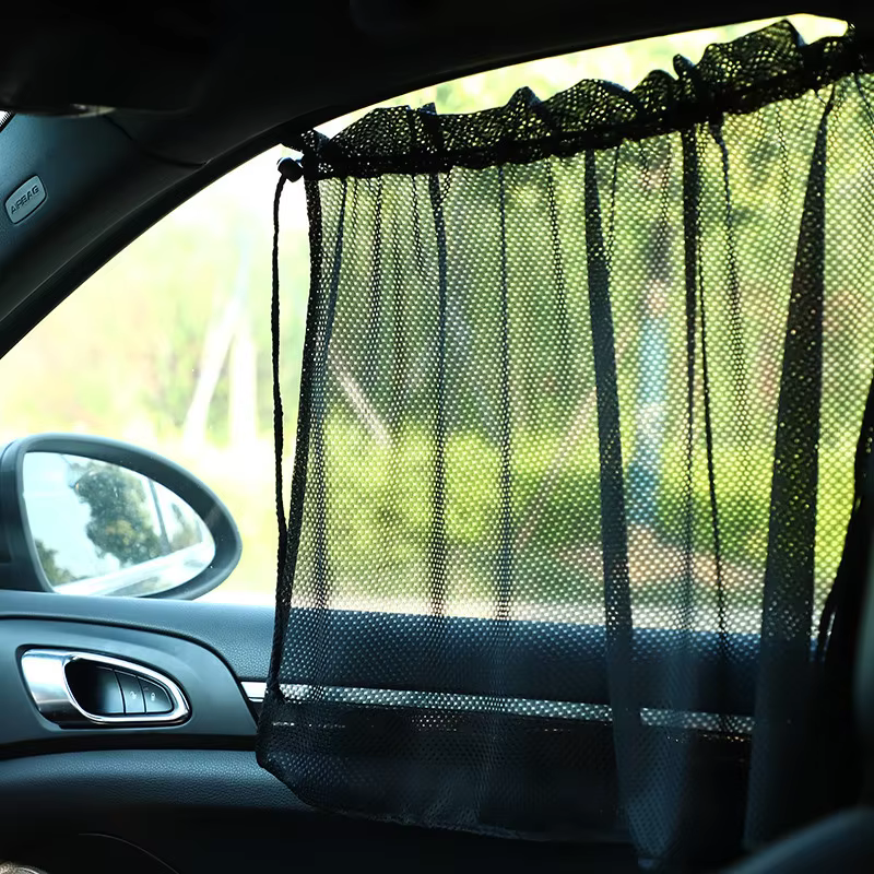 Pare-soleil pour fenêtre de voiture, rideau en maille pour la confidentialité, pare-soleil pour fenêtre latérale de voiture, isolation thermique, protection solaire