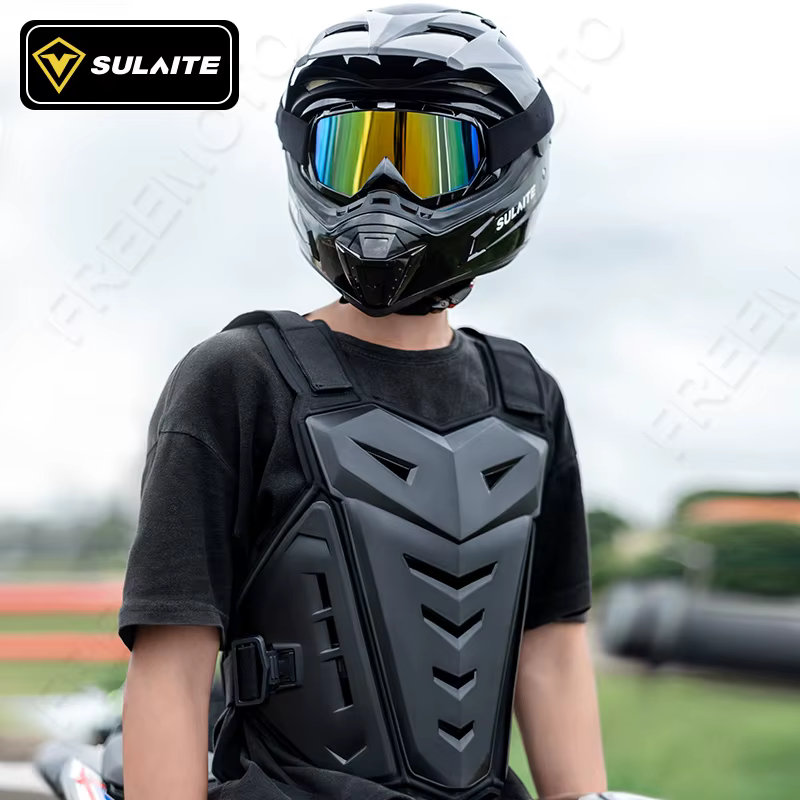 Armure corporelle de Motocross, veste de Moto, gilet de Moto, protection arrière de la poitrine, équipement de protection pour vélo tout-terrain