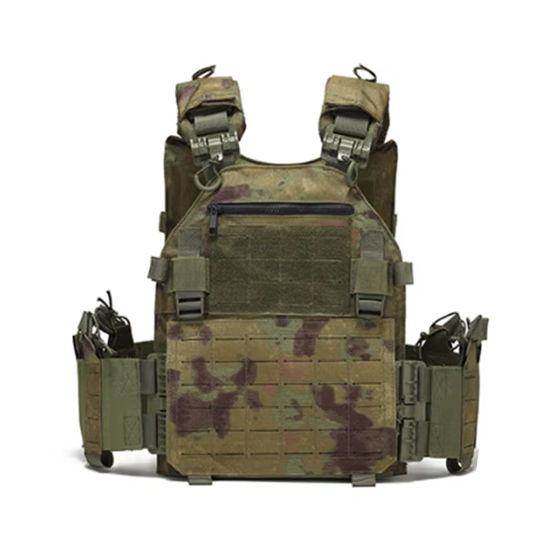 Gilet d'entraînement en plein air pour hommes, gilet de Combat tactique léger, à dégagement rapide, multifonctionnel, résistant à l'usure, coupe Laser