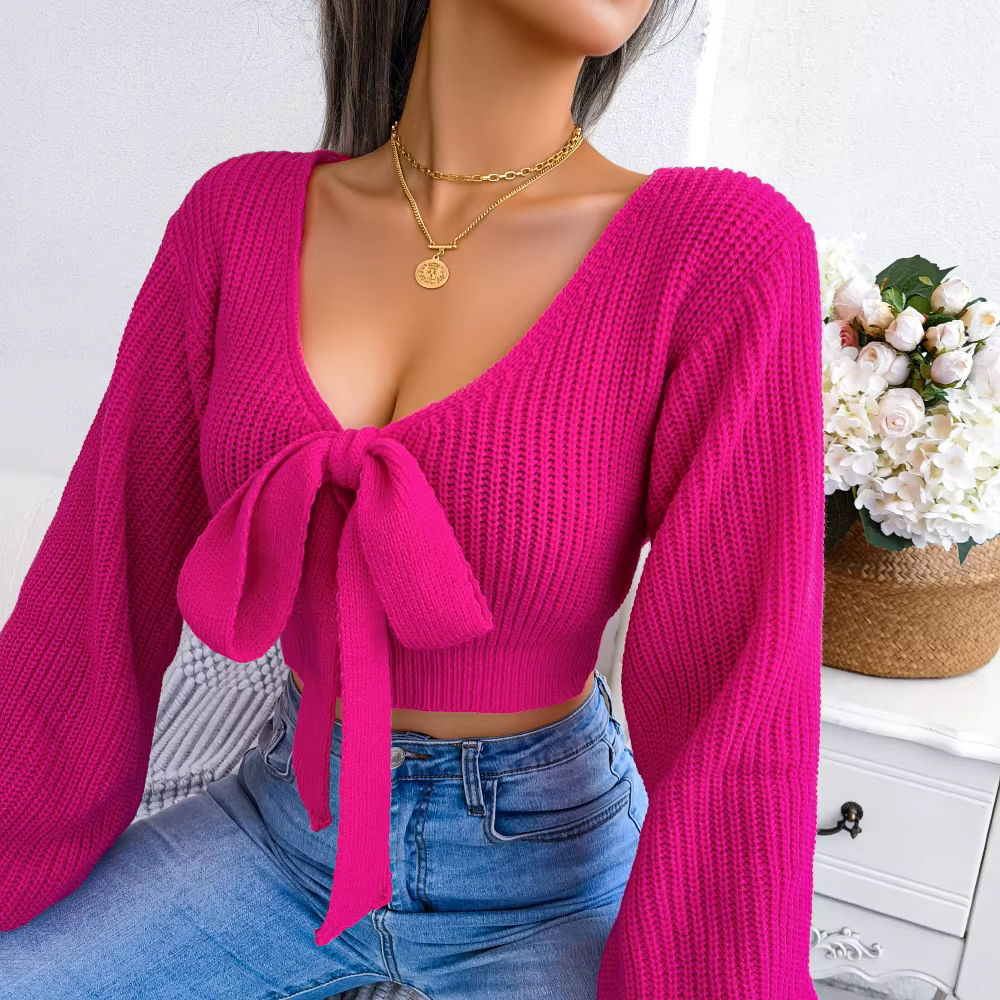 Pull tricoté pour femme