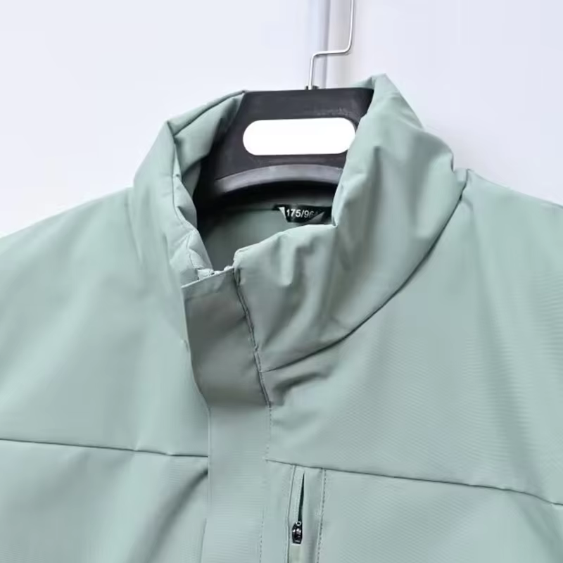 Gilet personnalisé avec logo, gilet zippé à col montant en softshell avec logo DIY, idéal pour la randonnée, la pêche, les vêtements publicitaires