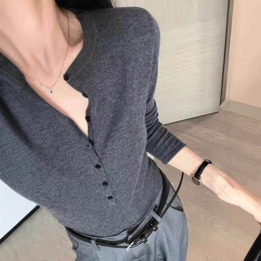 Pull tricoté en laine pour femme