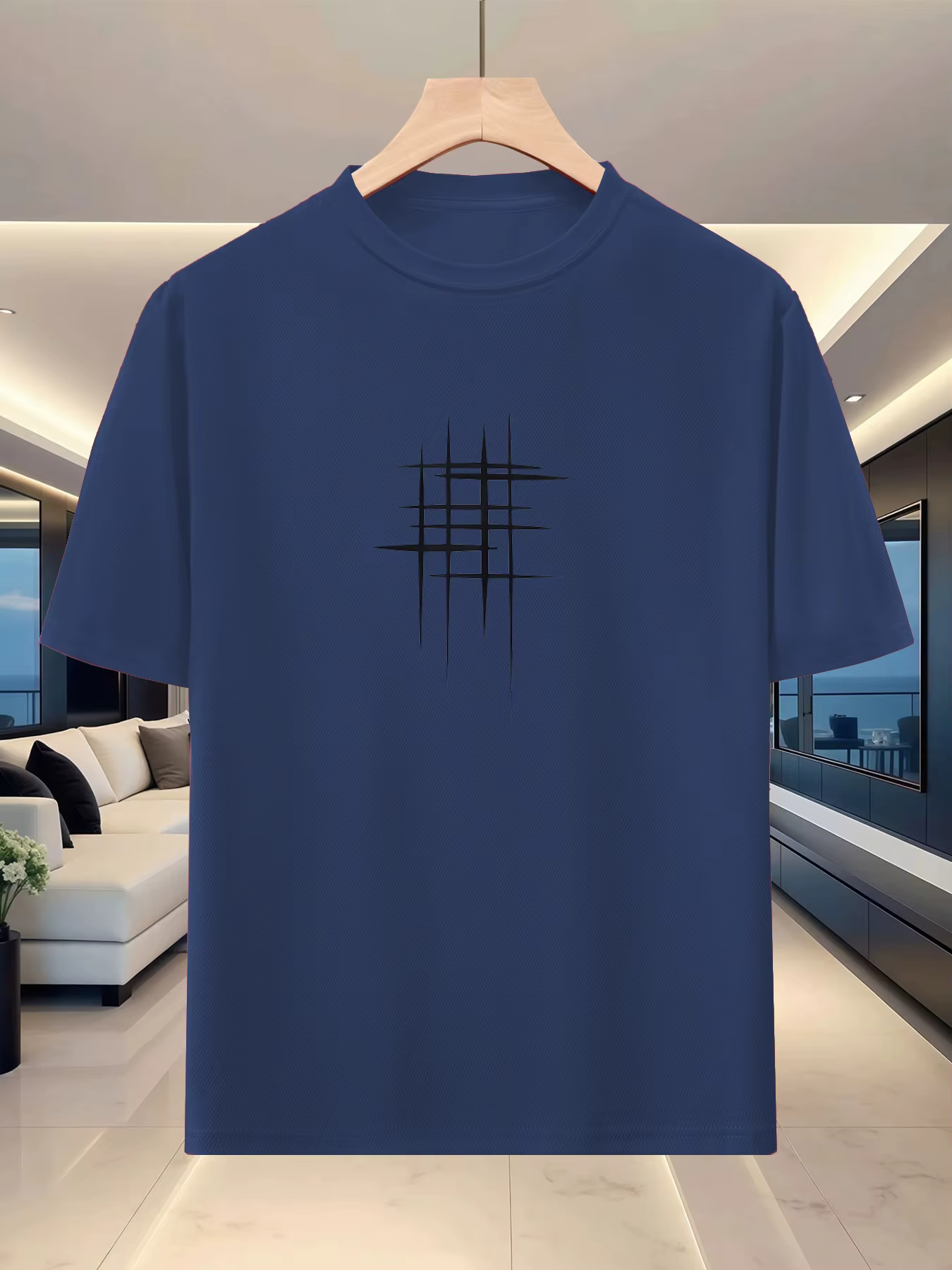 T-shirt à col rond et manches courtes pour homme - Vêtement de sport décontracté, respirant et à séchage rapide, anti-humidité, élégant et polyvalent