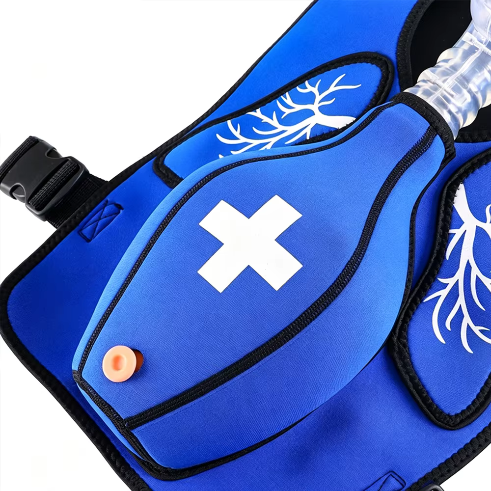 1 gilet d'entraînement aux premiers secours Heimlich, avec gilet anti-étouffement et blocage trachéal, pour la formation aux premiers secours et les fournitures pédagogiques