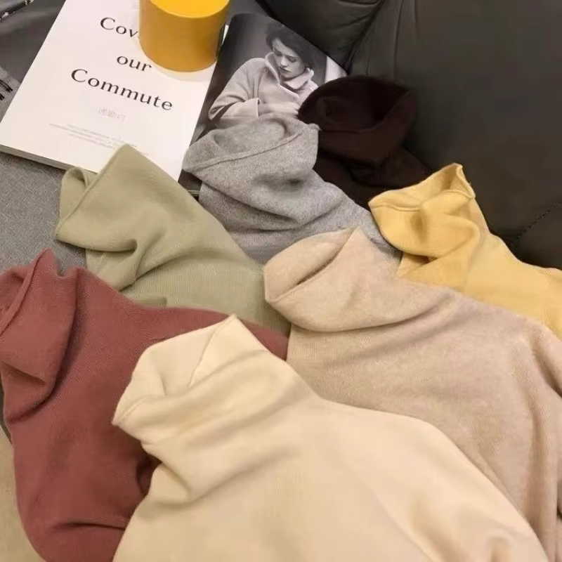 Pull à col roulé pour femme