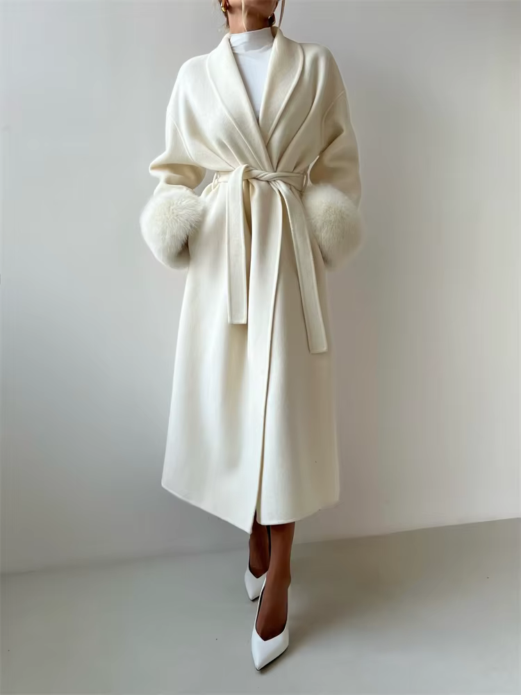 Manteau Teddy surdimensionné pour femme
