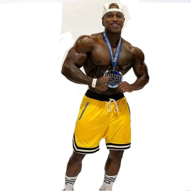 Short de dehors en Maille pour Homme, Basket-Ball, vaccage Rapide, Gym, Jogging de Fitness, Décontracté, Respirant, Pantalon Court, Été