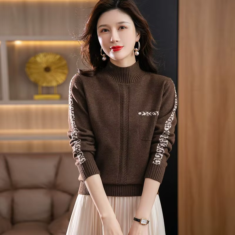 Pull Triblockchain à Manches sulfpour Femme