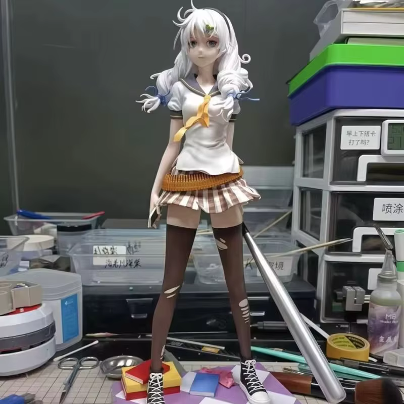Figurines Honkai Impact 3 Kiana Kaslana, figurines kawaii, périphériques de jeu, collection de modèles de statues, décorations de bureau, jouets, cadeau d'anniversaire