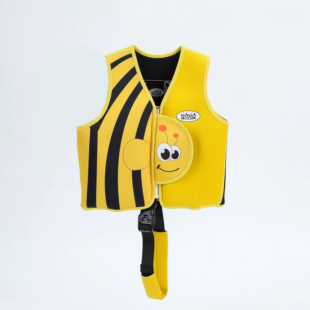 Gilet de flottabilité pour enfant anti-chute, anti-basculement, stable, pour bébé, à motif de dessin animé, réglable, pour l'été