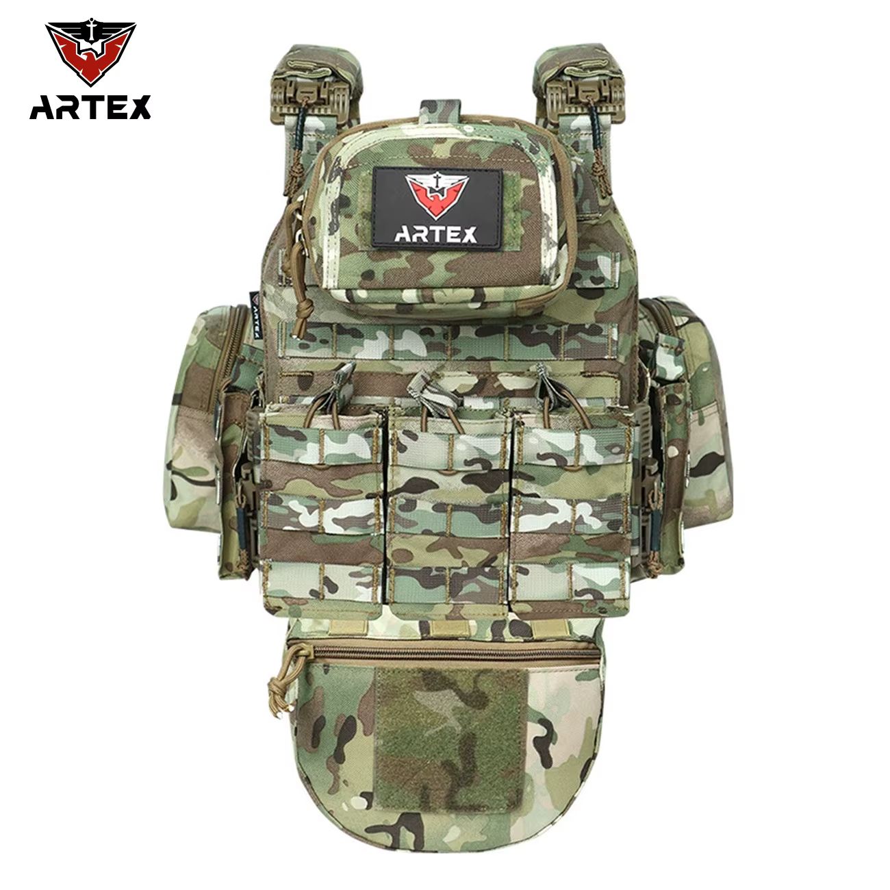 Taille et épaule de sac d'extension à boucle à dégagement rapide, grand gilet avec maille respirante à l'intérieur, gilet de chasse