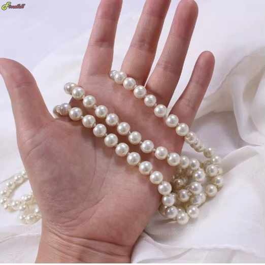 Collier de perles pour femme, long pull, bijoux, accessoires de robe, cadeau pour fille, mère, nouveau