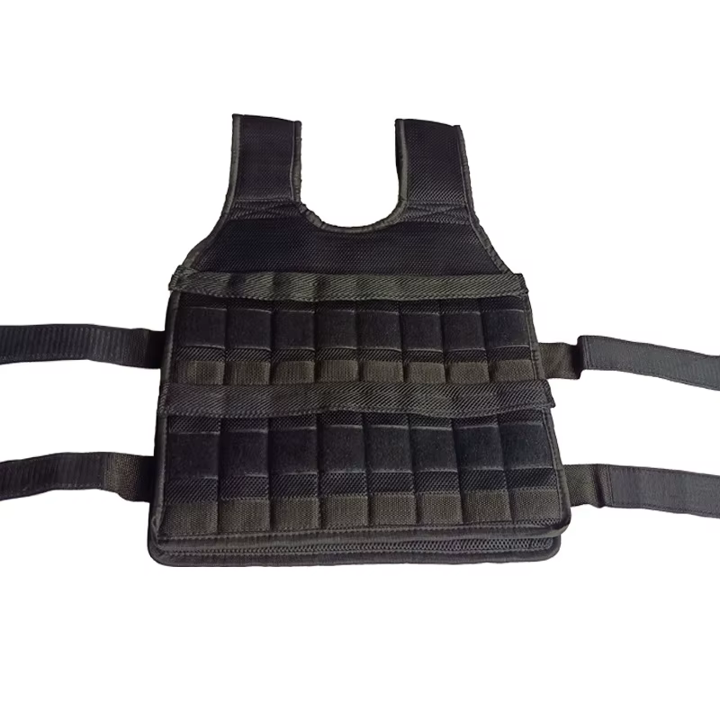 Gilet d'entraînement réglable pour la course et le fitness, en acier, sans poids, pour la gym