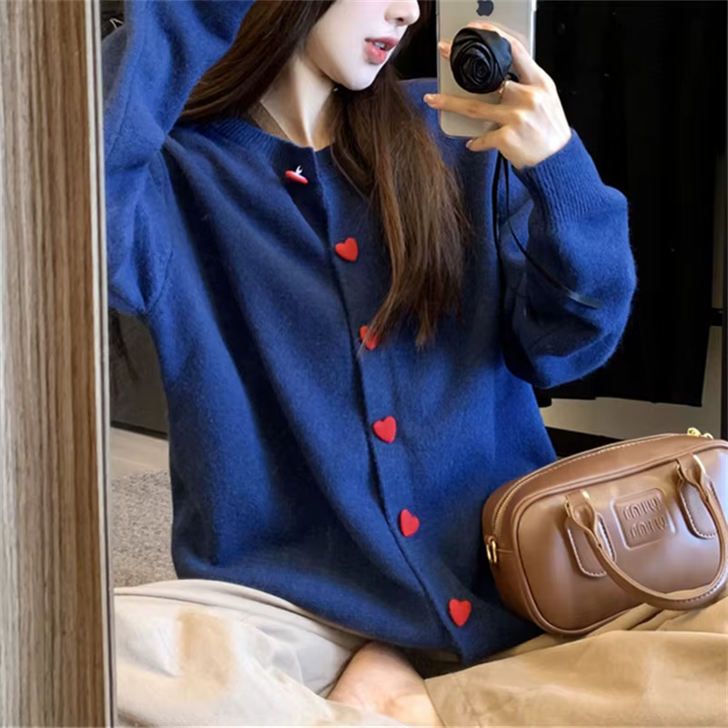 Cardigan tricoté pour femmes en automne