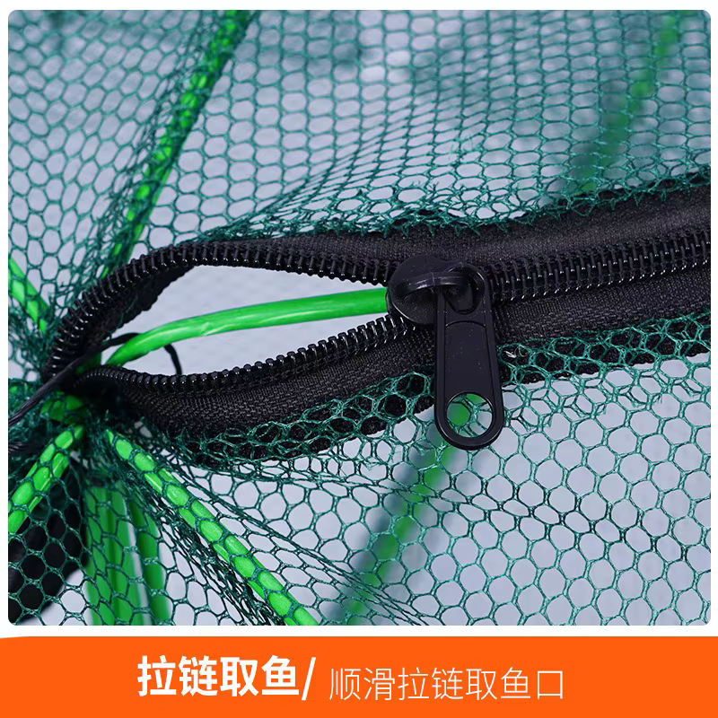 Filet de pêche pliable en maille hexagonale ou octogonale à 6/8 trous, filet de pêche à la main, filet de lancer, piège à écrevisses et crevettes, cage en maille pour aquarium
