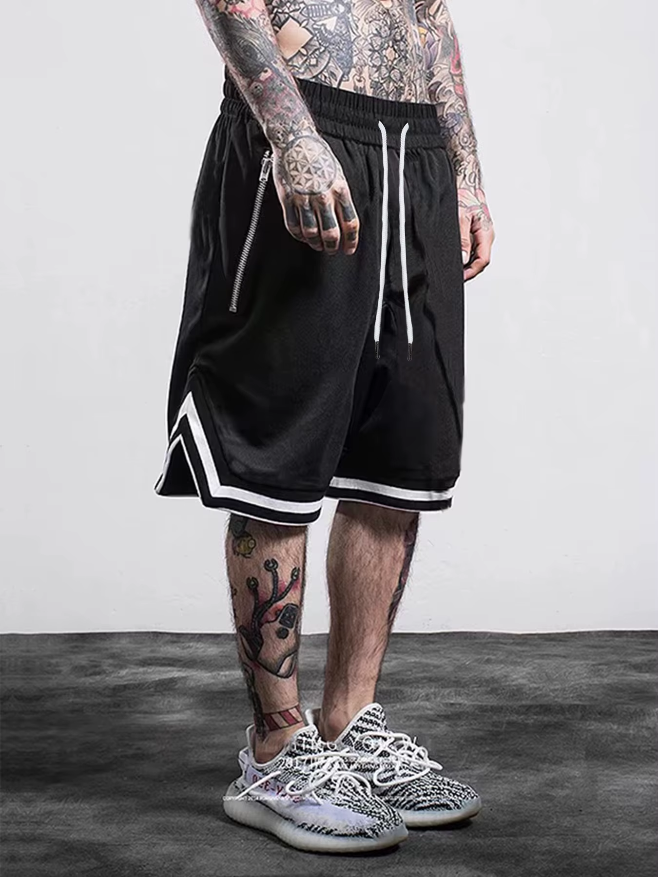Short de basket-ball de sport pour hommes, en maille, à séchage rapide, pour l'été, Fitness, jogging, décontracté, respirant, pantalon court, Scanties