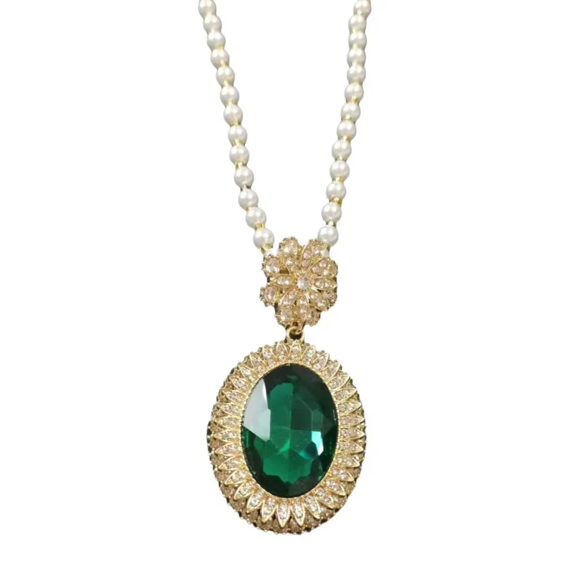 Chaîne de pull en perles pour femmes, pendentifs polyvalents de tempérament, longs Styles ethniques, collier, bijoux, automne et hiver